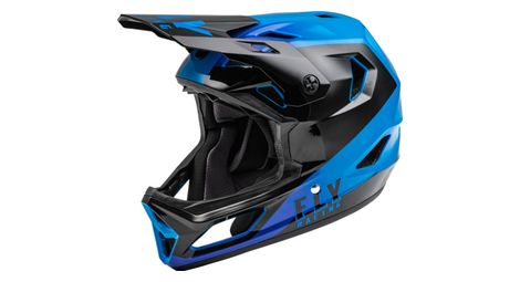 Casque integral fly racing rayce bleu noir