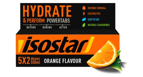 Isostar idratazione rapida compresse effervescenti Powertab Taste Arancione