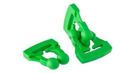 Pack 2 attaches rapides clip'on® vert - clip'on®