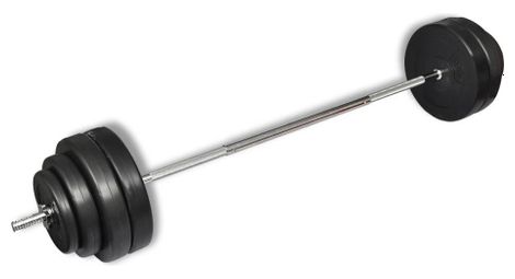 Haltère curl sport musculation fitness 60 kg avec poids