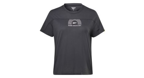 Maglia a maniche corte reebok workout ready supremium donna nero