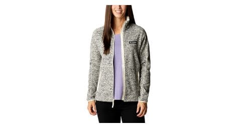 Columbia sweater weather full zip fleece women's grey