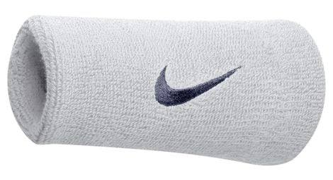 Nike swoosh sponge hoofdband doublewide wit unisex