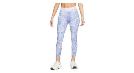 Nike dri-fit pro donna blu viola 3/4 tights