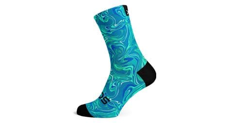 Paire de chaussettes - marble blue socks