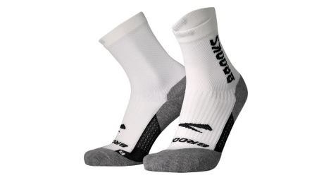 Brooks Ghost Crew Socks White
