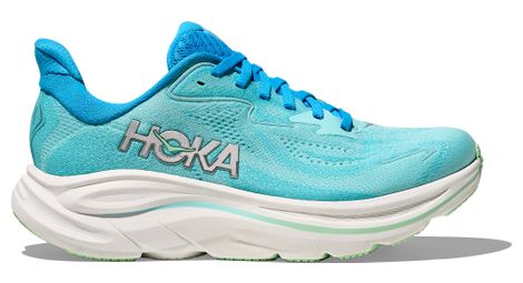 hoka clifton 10 blue women s running shoes