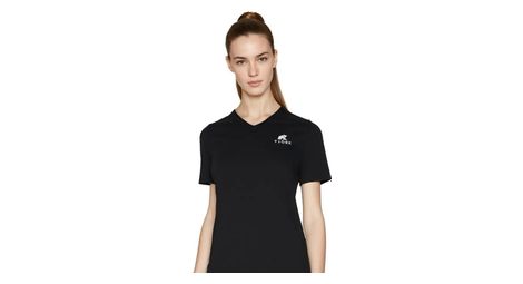 Tee-shirt technique Fjork Merino FjorkTec femme ultra-léger respirant séchage rapide noir