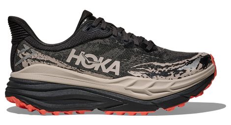 Zapatillas Trail Hoka Stinson 7 Negro/Gris Mujer