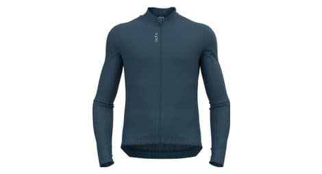 Veste de cyclisme odlo full zip zeroweight ceramiwarm bleu