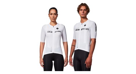 Maillot Manches Courtes Van Rysel RCR-R 2 Blanc Unisexe