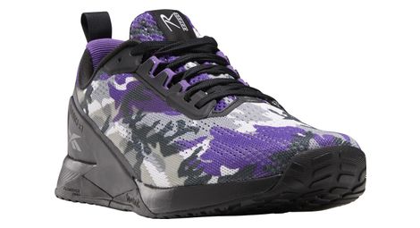 Chaussures reebok nano x1 camo noir violet unisex