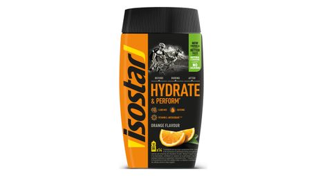 Polvo isostar (bebida) hidratación y rendimiento 560 gr sabor naranja