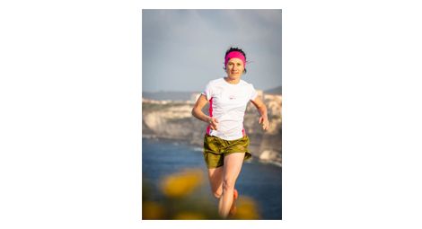 Tee-shirt bavella 2.0 ultra white | raspberry pink