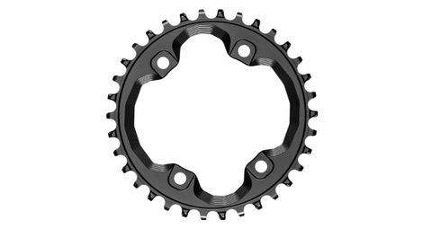 Plateau narrow wide absoluteblack 96bcd round premium chainring pour transmission shimano xt8000 / slx m7000 / m5100 / mt700