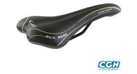 Selle route/vtt monte grappa 1322 all road noir/jaune