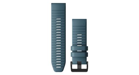 Bracelet de montre garmin quickfit 26 mm silicone bleu lakeside