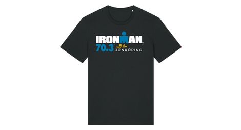 Maglietta a maniche corte nera ironman 70.3 jonkoping uomo