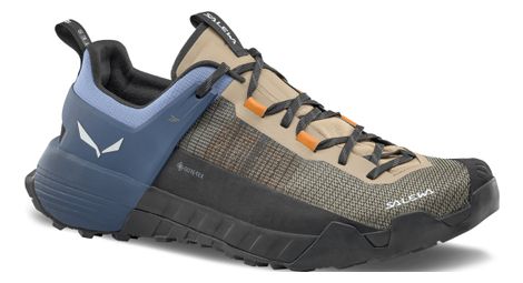 SALEWA WILDFIRE NXT GTX Wanderschuhe Herren Beige Blau 9