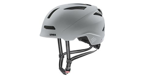 Uvex urban planet led casco da città grigio