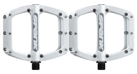 Paire de pedales plates spank spoon reboot argent