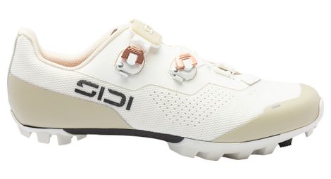 Zapatillas de MTB Sidi Dominator X Beige/Blanco para mujer