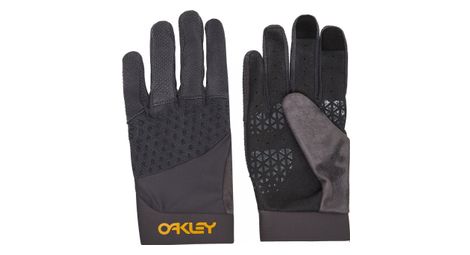 Gants longs oakley drop in mtb forged iron gris