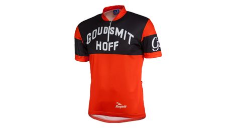 Maillot manches courtes velo rogelli goudsmit hoff - homme