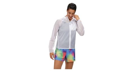 Veste coupe vent hoka femme skyflow marathon marathon pack blanc