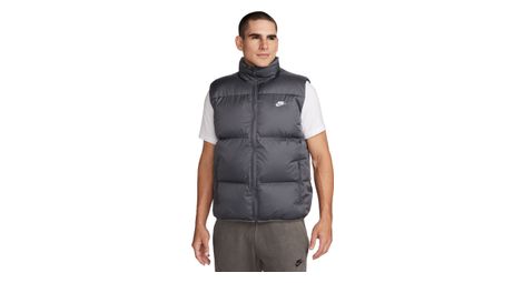 Doudoune sans manches nike club puffer gris