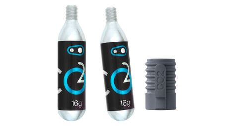 Paire de cartouches co2 crankbrothers 16g avec percuteur