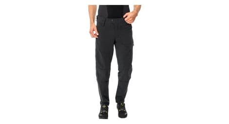 Pantalón vaude qimsa softshell para bicicleta de montaña negro