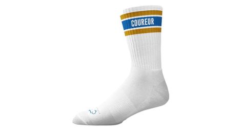 Calcetines Çois Coureur Retro Blancos