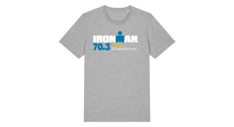 Maglietta a maniche corte ironman 70.3 jonkoping grey uomo