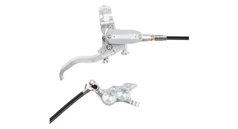 Frein arrière hope tech4 tr4 argent / argent durite standard