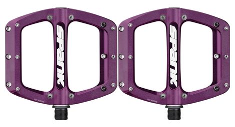 Paire de pedales plates spank spoon reboot violet