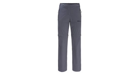 Women's jack wolfskin glastal zip off convertible pants black