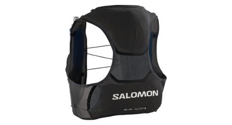 salomon s lab pulsar 3 set black white unisex hydration vest