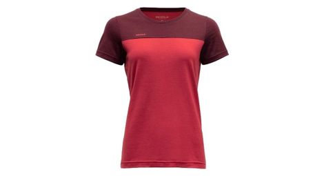 T shirt femme devold norang merino rouge