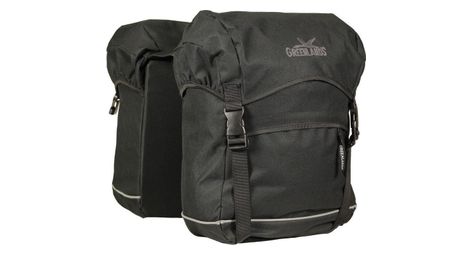 Greenlands sacoche de vélo double travel bag 40 litres 30 x 37 x 17 (2x) noir