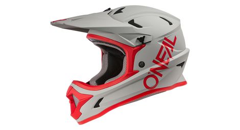 Casque intégral O'Neal Sonus Solid Gris / Rouge