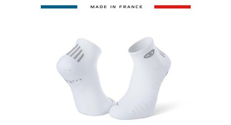 Chaussettes bv sport run elite blanc gris