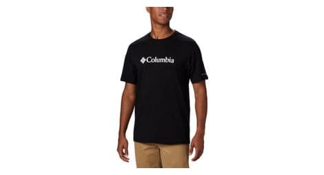 Tee shirt short sleeves columbia csc basic logo black men