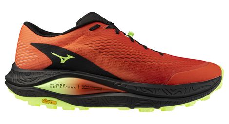 mizuno neo accera men s trail running shoes orange black