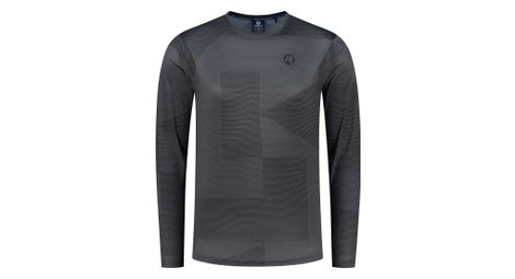 Maillot manches longues velo rogelli adventure core - homme - gris