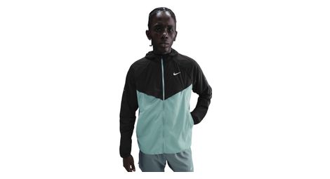nike stride jacket black green men