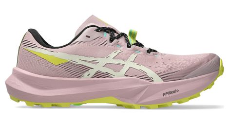 asics fuji lite 6 women s pink green trail shoes