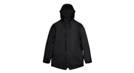 Unisex-Regenjacke Rains Jacket Schwarz