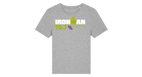 Maglietta a maniche corte ironman 70.3 luxembourg grey donna