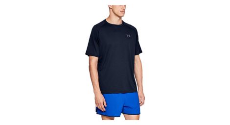 Maillot manches courtes under armour tech 2 0 bleu marine